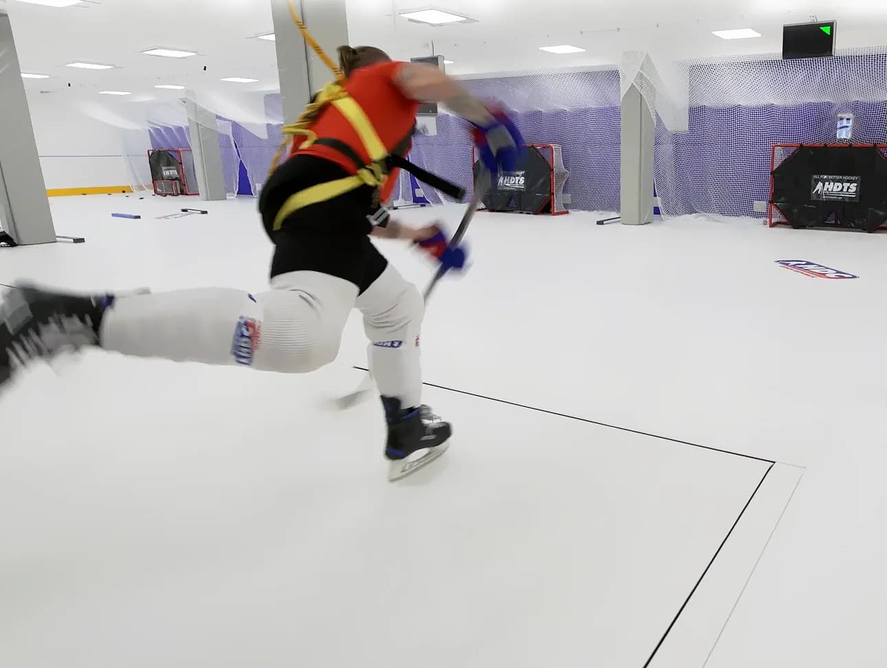 Player shooting on the move